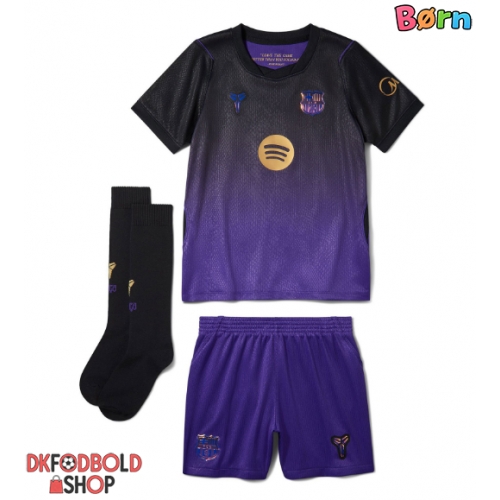 Barcelona Fermin Lopez #7 Udebanesæt Børn 2026-27 Kort ærmer (+ korte bukser)